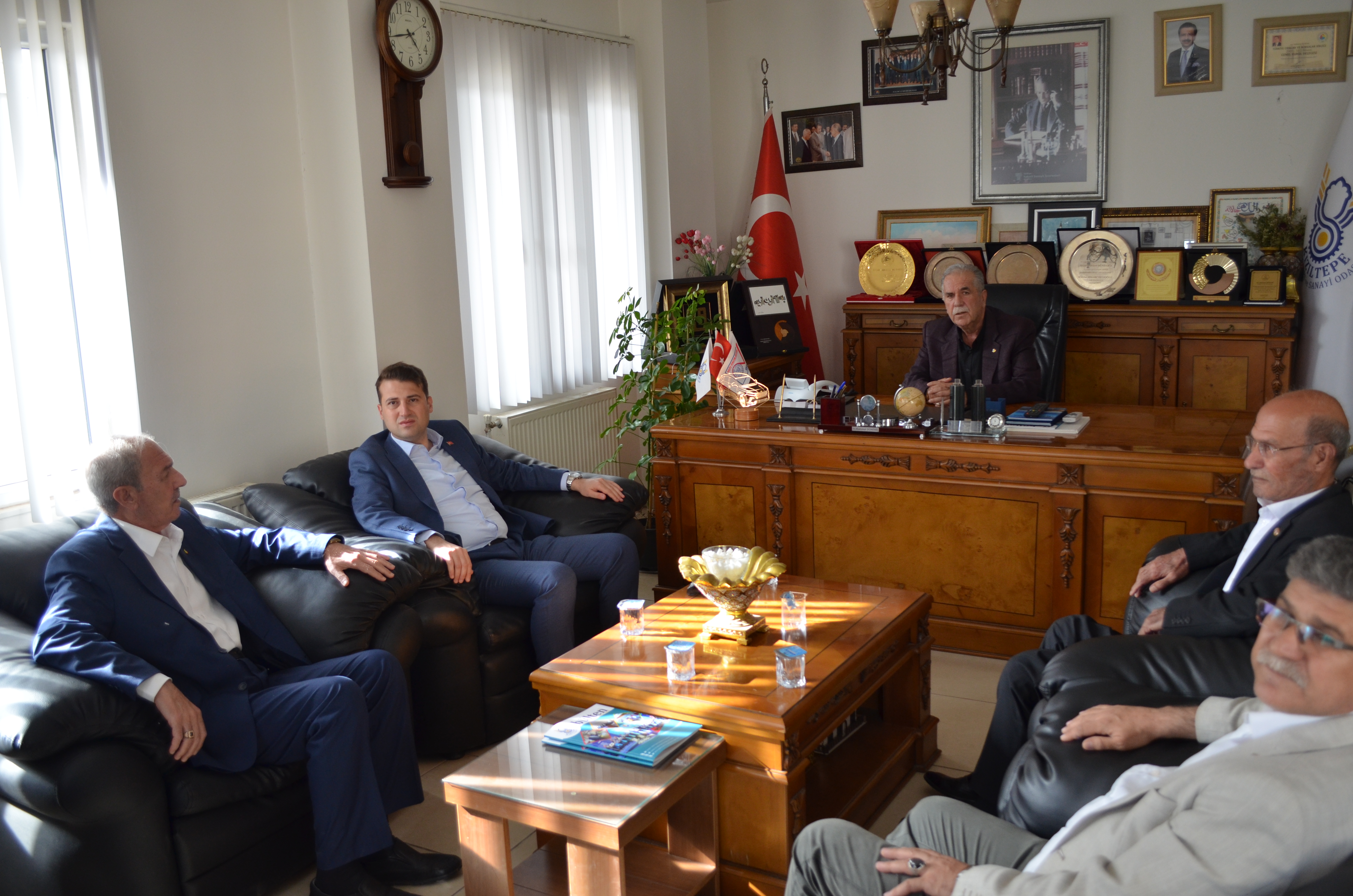 Kzltepe governor Fatih Cdrolu visited our room.