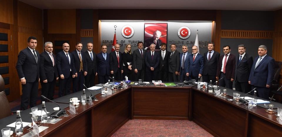 VISITING ECONOMY MINISTER ZEYBEK BY MARDN COMMITTEE